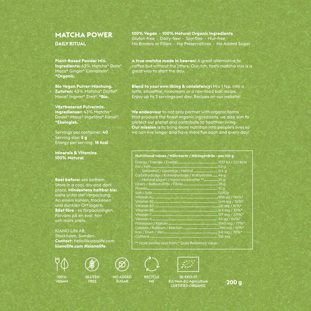 Matcha Power für mehr Konzentration und Energie